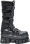 Vetements Chunky Leren Tower Laarzen Black Dames - Thumbnail 1