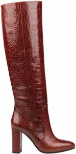 Via Roma 15 Boots Leather Brown Bruin Dames
