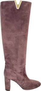 Via Roma 15 Bordeaux Laarzen Stijlvol en Trendy Rood Dames