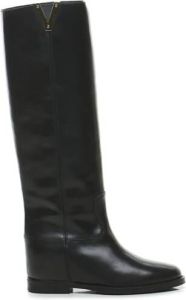 Via Roma 15 Dames Leren Laarzen Art. 2568 Zwart Dames