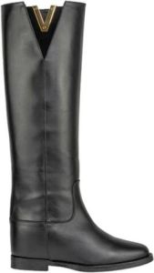 Via Roma 15 Dames Leren Laarzen Art. 3990 Zwart Dames