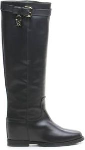 Via Roma 15 Dames Leren Laarzen Art. 4014 Zwart Dames
