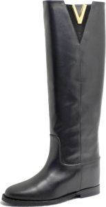 Via Roma 15 Damesschoenen 3990 Santamonica Nero Aw23 Zwart Dames