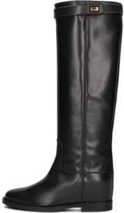 VIA ROMA 15 Hoge Laarzen Dames Santa Monica 3807 Maat: 37 5 Materiaal: Leer Kleur: Zwart - Foto 4