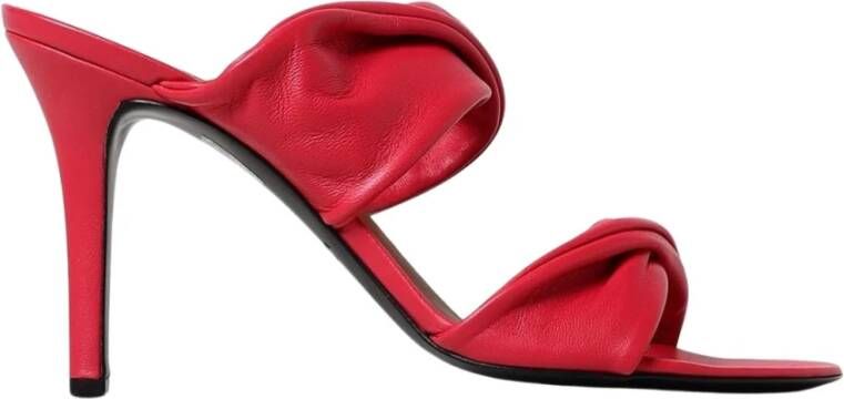 Via Roma 15 Leren Sandalen met Hak
