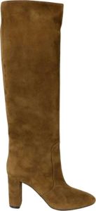 Via Roma 15 Heeled Boots Beige Dames