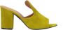 Via Roma 15 Heeled Mules Yellow Dames - Thumbnail 1