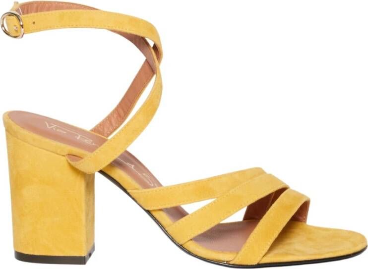 Via Roma 15 High Heel Sandals Yellow Dames