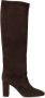 Via Roma 15 Boots Dark Brown Suede Heeled High Boot in bruin - Thumbnail 1