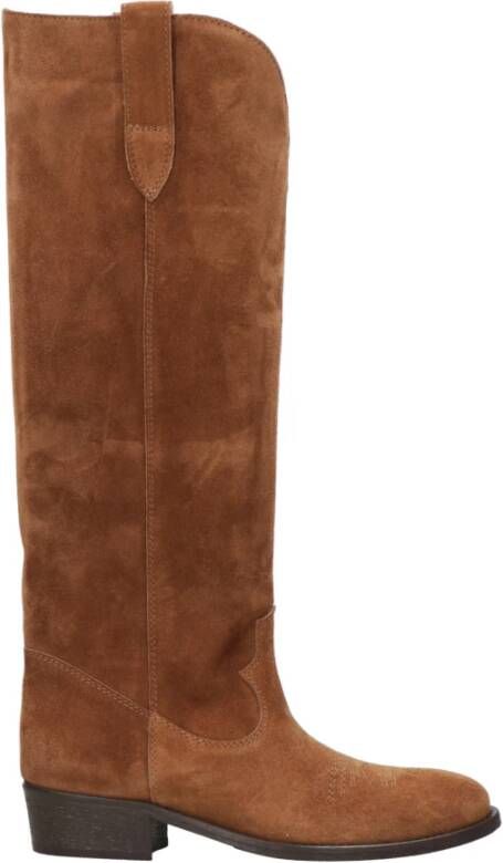 Via Roma 15 Over-knee Boots Brown Dames