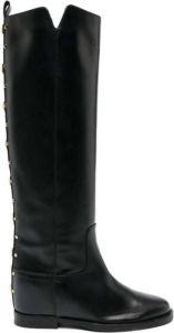 Via Roma 15 Over-knee Boots Zwart Dames