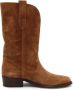 Via Roma 15 Suede Texaanse Laarzen 3 5 cm Hak - Thumbnail 1