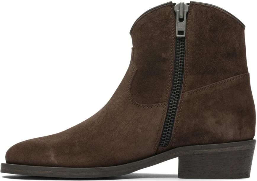 Via Roma 15 Bruine Leren Enkellaarzen Stijlvol Ontwerp