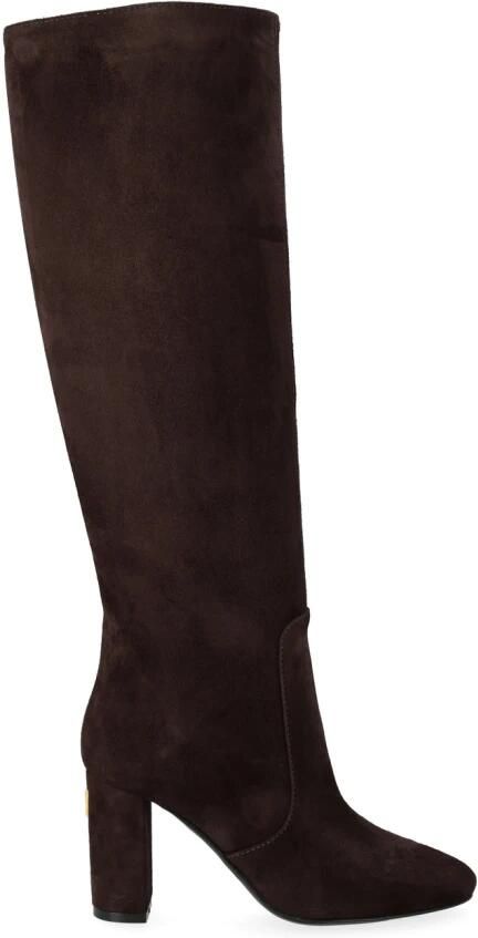 Via Roma 15 Suède bruine enkellaarzen