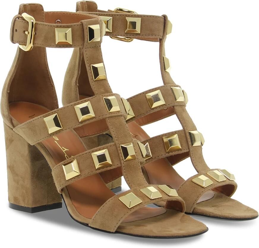 Via Roma 15 High Heel Sandals Bruin Dames
