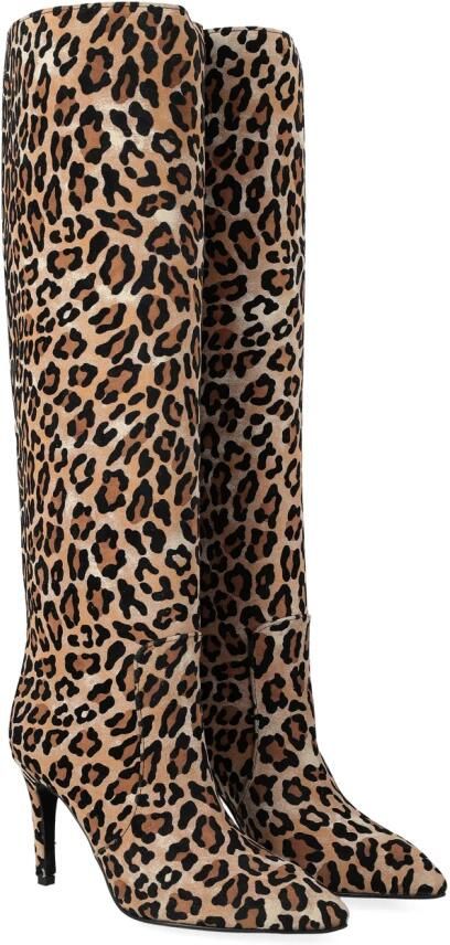 Via Roma 15 Leopard Animalier Print Mode Sneakers