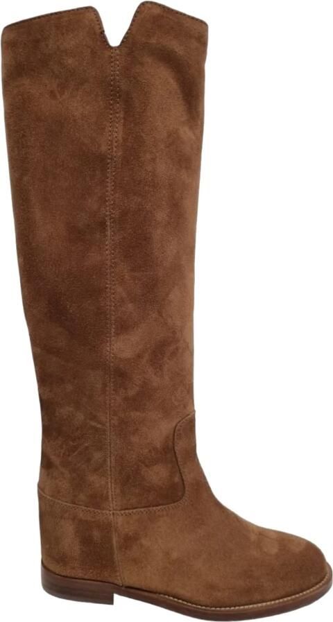 Via Roma 15 Simple Marten Suede Boot 1586