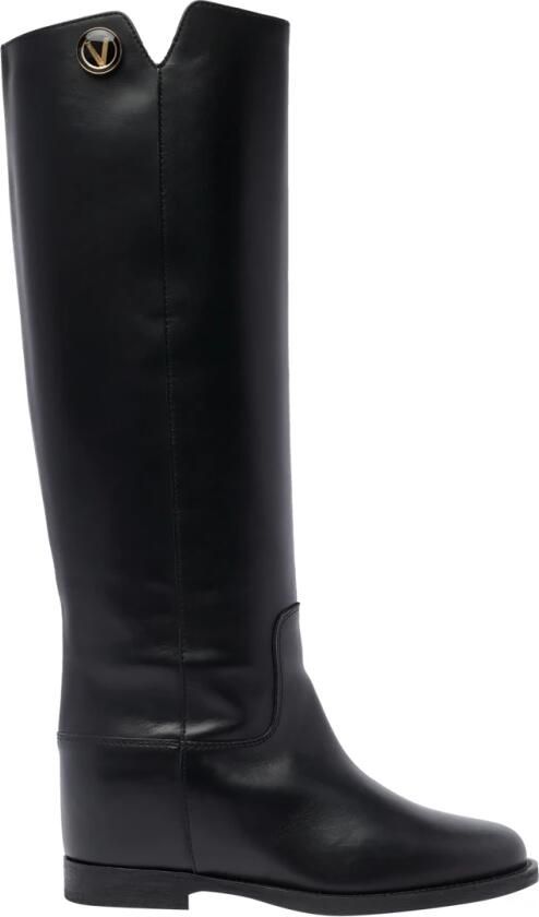 Via Roma 15 Zwarte Leren Laarzen - Foto 2