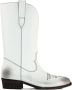 Via Roma 15 Witte Cowboy Laarzen Vintage Stijl White Dames - Thumbnail 1