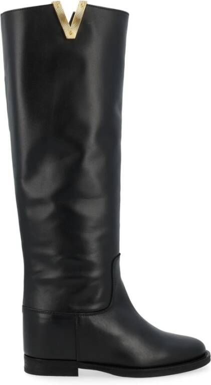 Via Roma 15 Zwarte Monica Laarzen - Foto 2