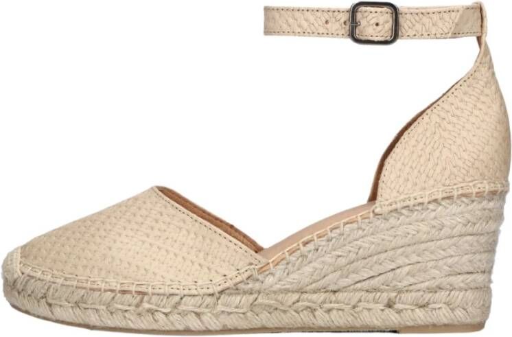 Via Vai Beige Espadrille Sandal Flora Braid Beige Dames - Foto 3