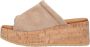 VIA VAI Slippers Dames Sissel Ryde Maat: 39 Materiaal: Suède Kleur: Camel - Thumbnail 15