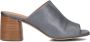 VIA VAI Muiltjes Female Sandalen Instappers Damesschoenen Leer 60022 Polly met Blauw - Thumbnail 2