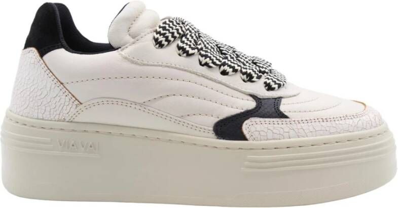 Via Vai Boter Sneaker Beige Dames
