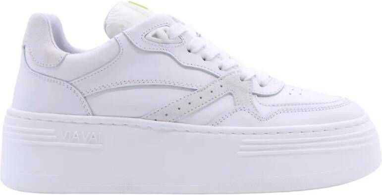 VIA VAI Lage Sneakers Dames Isa Bo Maat: 41 Materiaal: Leer Kleur: Wit - Foto 2