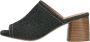 VIA VAI Muiltjes Dames Polly Robin Maat: 39 Materiaal: Textiel Kleur: Zwart - Thumbnail 3
