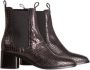 Via Vai Enkellaars met slangenprint en blokhak Brown Dames - Thumbnail 1