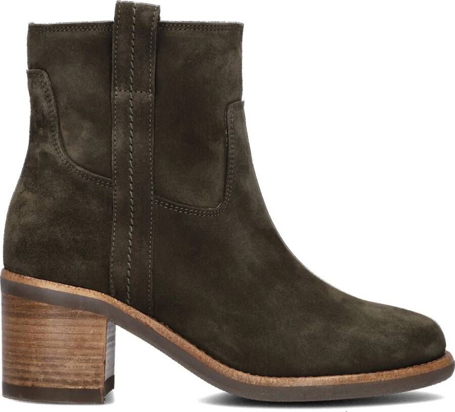 Via Vai Groene Suède Enkellaarsjes Flo Hayes Green Dames - Foto 2