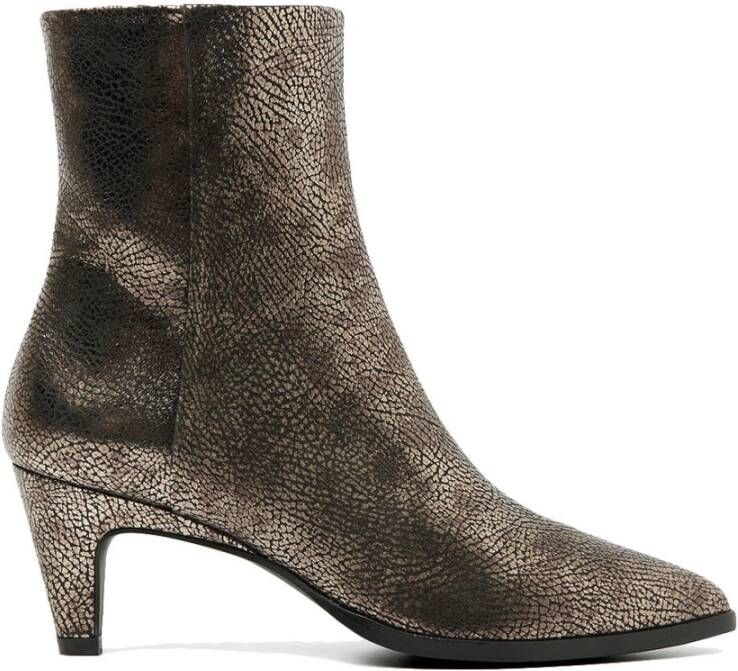 Via Vai Hoge hak enkellaarsje Maringa Platino Brown Dames