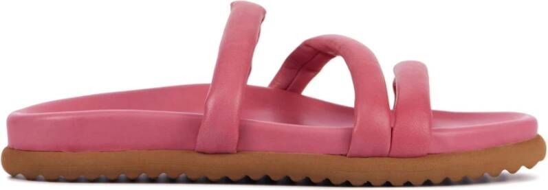 Via Vai 58158 Candy Pop leren slippers roze - Foto 4