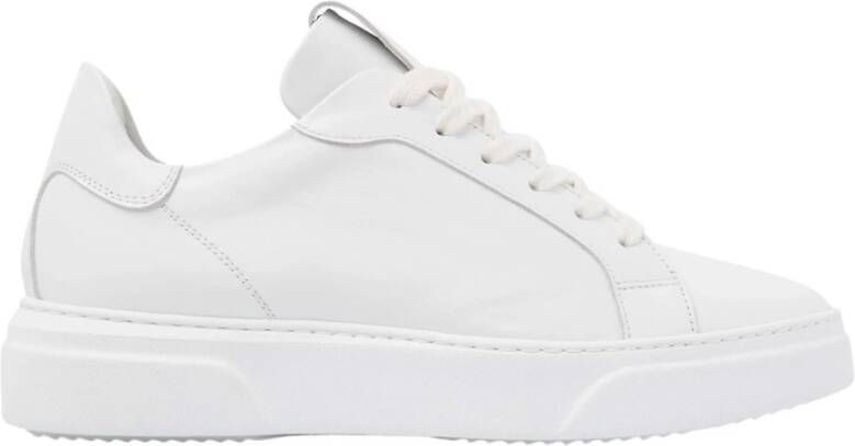 VIA VAI Juno Uni witte sneakers Wit Leer Lage sneakers Dames - Foto 3