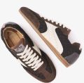 VIA VAI June Haylee Sneakers Dames Leer & Suède Bruin - Bruin/Wit