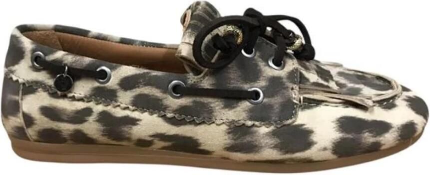 VIA VAI Loafers Dames June Loua Ponyhair Beige