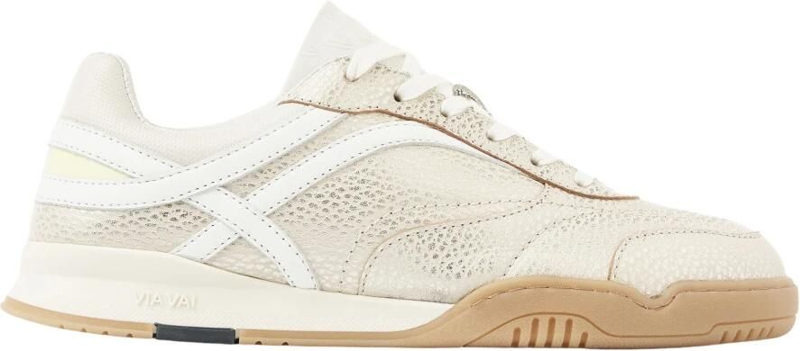 VIA VAI Kris Sky Sneakers dames Leer Beige