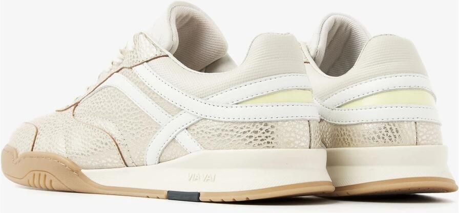 VIA VAI Kris Sky Sneakers dames Leer Beige - Foto 2