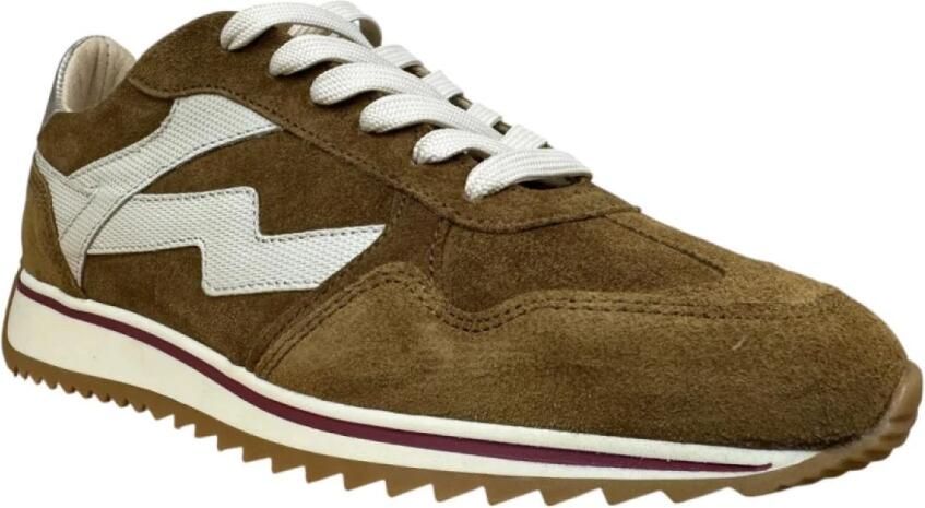 VIA VAI Mikki Alex Sneakers dames Su�de Leer Beige - Foto 4