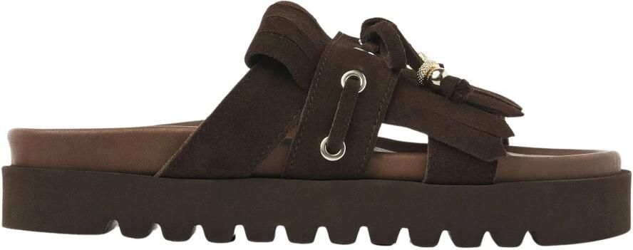 VIA VAI Rae Laila Sandalen Dames Suède Bruin