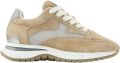 VIA VAI Usher Riggs Sneakers dames Leer Mesh Suède Beige - Beige