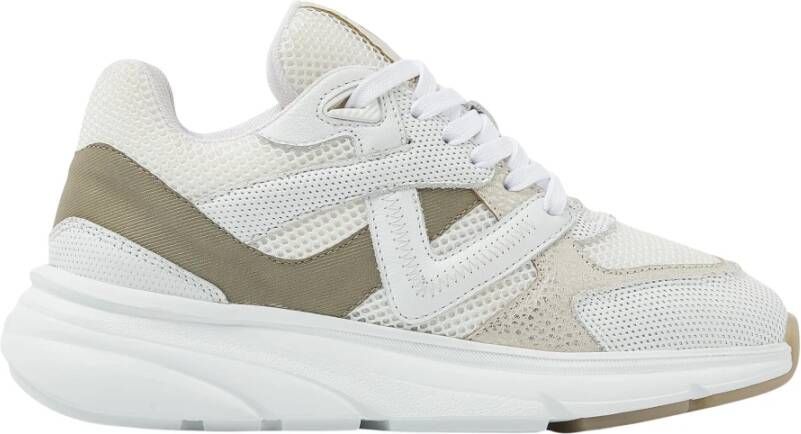 VIA VAI Lage Sneakers Dames Vic Kyro Maat: 38 Kleur: Beige
