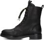 VIA VAI Veterboots Dames Juliette Abby Maat: 38 Materiaal: Leer Kleur: Zwart - Thumbnail 3