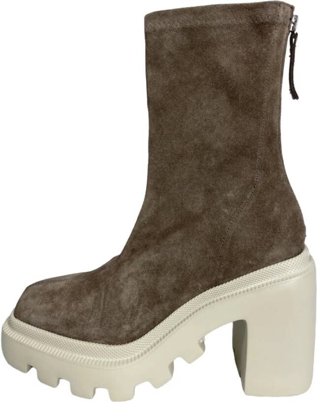 Vic Matié Ankle Boots Grijs Dames