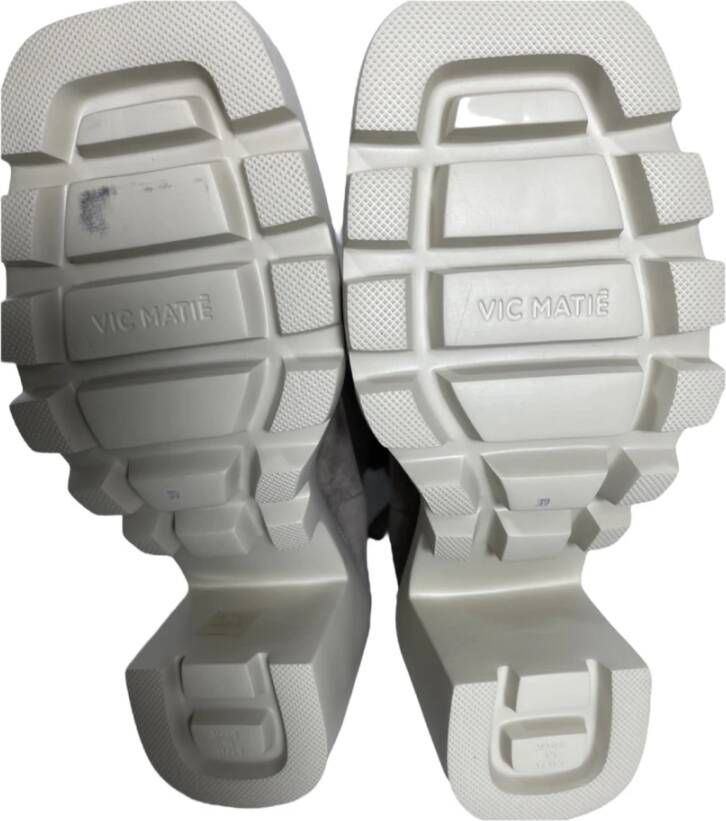 Vic Matié Boots VIC MATIE 658_5002 VELOURSTR_305 DOVE in bruin