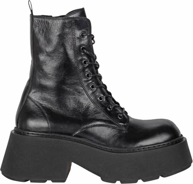 Vic Matié Stijlvolle Veterschoenen voor Dames Black Dames