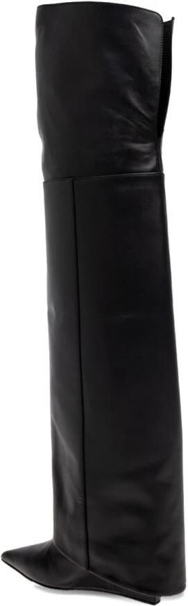 Vic Matié Leren over-de-knie laarzen - Foto 3