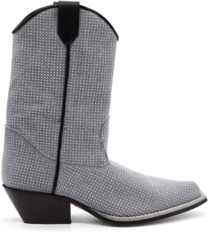 Vic Matié Cowboy Boots Gray Dames