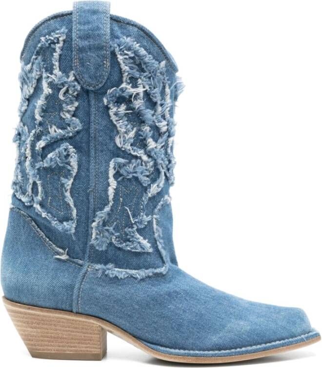 Vic Matié Cuban Heel Laarzen met Dubbele Treklip